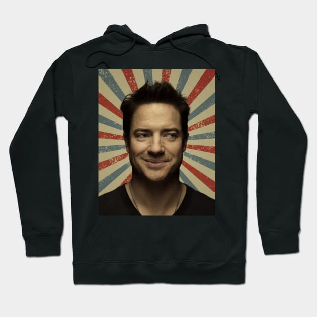 Brendan Fraser Hoodie by LivingCapital 